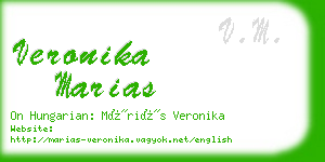 veronika marias business card